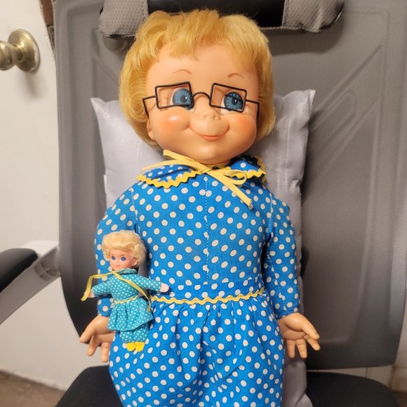 Original 1967 Mrs Beasley Doll*TALKS*Complete with 1967 Buffy Mrs Beasley Doll!! - Picture 1 of 9